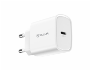 Tellur 20W USB-C PD nástěnná nabíječka bílá