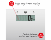 Salter 9113 SV3RAREU16 Kompaktní skleněné analyzátory koupelnové váhy – stříbrné