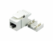 XtendLan Keystone jack RJ45, narážecí, CAT5e UTP, 180°, narážení zezadu