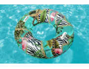 BESTWAY 36302 - Nafukovací kruh 114cm Floral Fantasy Swim Ring