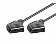 Kabel propojovací scart(M) - scart(M), 3m