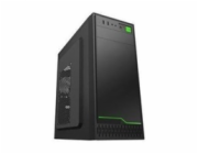 EUROCASE skříň ML N6-500B, Midi Tower, 1xUSB-C, 2xUSB 3.0, 2x audio, bez zdroje
