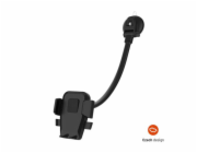 Držák FIXED Iconiq Flex XL na sklo nebo na palubní desku, černý