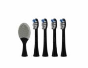 Hlavy zubního kartáčku Lovio LVTB124BK-HM SonicProtect PRO středně černé