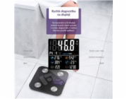 TrueLife FitScale W6 BT - Bioelektrická impedanční bluetooth váha - černá