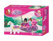Konstruktér Sluban Princess kočár M38-B0239, plast