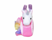 Kabelka Aurora Fancy Pals Plyšový jednorožec, 20 cm