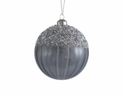 Ozdoby  na vánoční stromeček Christmas Touch EBE341082, stříbrná, 12cm