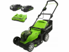 Greenworks bateriová sekačka na trávu 2x24V Bateriová sek...