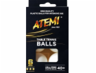 Pingpongové míčky Atemi *** oranžové 6ks.