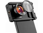 Objektiv Apexel / Makro objektiv 100 mm Hd + Cpl filtr + držák 1.4 / Iso pro telefon / Apl-hb100cpl