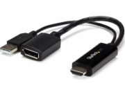 StarTech HDMI AV adaptér – DisplayPort + USB-A černý (HD2DP)