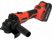 Yato bruska ÚHLOVÁ BRUSKA 18V 125MM, Brushless 1*4AH+A NABÍJEČKA