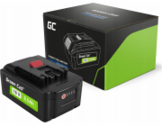 Zelená baterie pro elektrické nářadí Bosch 18V 8Ah Náhradní baterie GBA1600A016GK