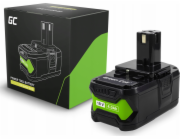 Zelená baterie Green Cell pro elektrické nářadí Ryobi ONE+ 18V 4Ah Náhradní baterie RB18L40