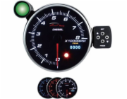 DRacing Clock DEPO PK série DUAL 115MM Diesel Tachometr
