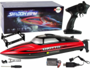 LeanToys Motorboat R/C 2.4G Red 20-25 km/h