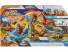 Mattel HW BLUE JURASSIC WORLD CABLE CAR HTP12 WB3