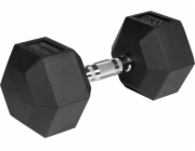 Rebel Pogumovaná litinová činka HEX 20 kg REBEL ACTIVE