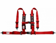 SLIDE_F Sportovní pásy SLIDE 4p 2 Red E4 homologace