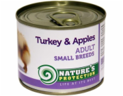 NATURE S OCHRANA Adult Small Turkey and Apples - vlhké krmivo pro psy - 200 g