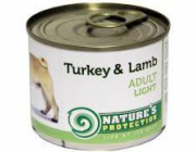 NATURE S OCHRANA Adult Light Turkey and Lamb - vlhké krmivo pro psy - 200 g