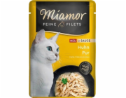 MIAMOR Feine Filets Mono Chicken in sauce - mokré krmivo pro kočky - 100g