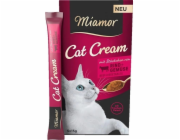 MIAMOR Cat Cream Beef Box - pamlsek pro kočky - 6x15g