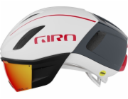 Časovkářská helma Giro  VANQUISH MIPS Velikost helmy: S(51-55 cm),  Matná Bílá Portaro Šedá Červená