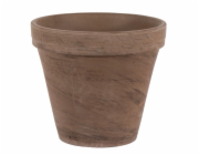 Hrnec DOMOLETTI BASALT, keramika, O 200 mm, tmavě hnědý