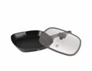 Pánev grilovací s poklicí 28 cm Antracit Collection BH-8127