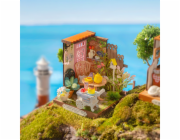 RoboTime 3D dřevěná skládačka Miniatura domečku Zahradní čajový koutek