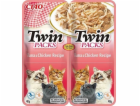 INABA CAT Twin tuňák s kuřecím v bujónu – pochoutka pro k...