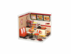 RoboTime 3D dřevěná skládačka Miniatura domečku Restaurac...