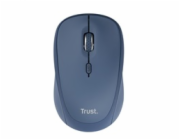 TRUST Myš YVI+, Bezdrátová, Eco, modrá - bluetooth + wifi