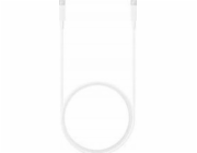 Samsung datový kabel EP-DX310JWE, USB-C/USB-C, 3A, 1,8 m, bílá (bulk)