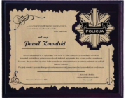 Triumph Diploma Vyrobeno z plastu s gravírovaným laminátem