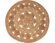 Home Styling Collection Koberec JUTE BOHO, pletený z juty, kulatý, 120 cm