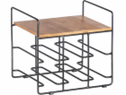 Wenko Loft stojan na víno 30 x 27,5 x 24 cm nerez/černý b...