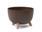 Hrnec Lamela Roma 972-85, plast, O 40 cm, tl. Hnědý