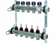 Uponor Vario S rozdělovač s FM 10X průtokoměrem