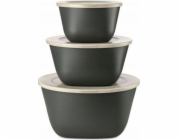 Koziol Box s víkem 1l + 2l + 4l, CONNECT BOX SET STOCKHOLM, sada 3 kusů, KOZIOL