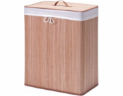 Zeller Bamboo koš na prádlo, světle hnědý, 104 l, světle hnědý, 2 přihrádky ZELLER