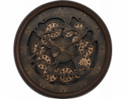 Atmosphera Velké vintage nástěnné hodiny Alban, viditelný mechanismus, 76 cm
