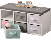 Kesper Dětská lavice s 6 textilními organizéry, Kesper