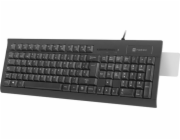 Klávesnice Natec KLÁVESNICE NATEC MORAY ES S KABELOVOU ČTEČKOU CHYTRÝCH ID KART