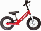LeanToys CROWN Balance Bike Červená nafukovací kola