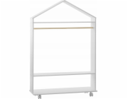 Mobilní šatní skříň Atmosphera SWAGGY, pojízdná, 80x36x120 cm