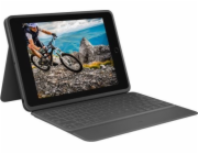LOGITECH Keyboard and Case Durable Case pro Apple iPad 10,2" 7. generace, 8. generace, černá