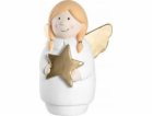 Leonardo - figurka Anděl s hvězdou 30cm CANDELA